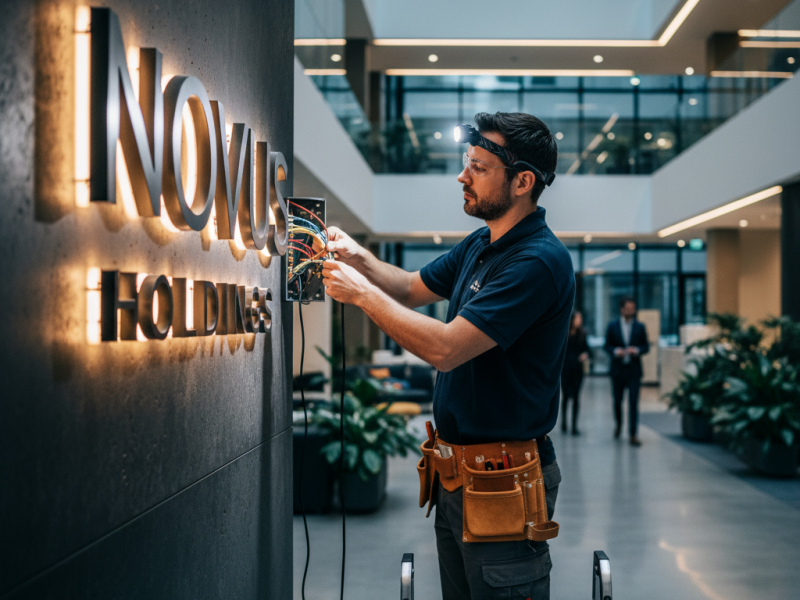 Enseigne-Lettre relief - LED