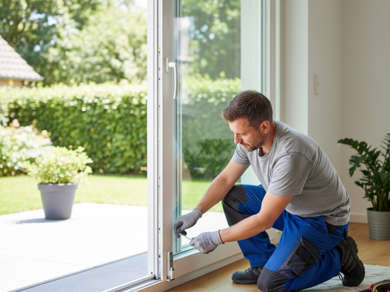 Porte fenêtre (aluminium, vitrée, PVC, bois)