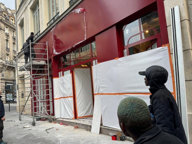 Vitrines de commerce en aluminium