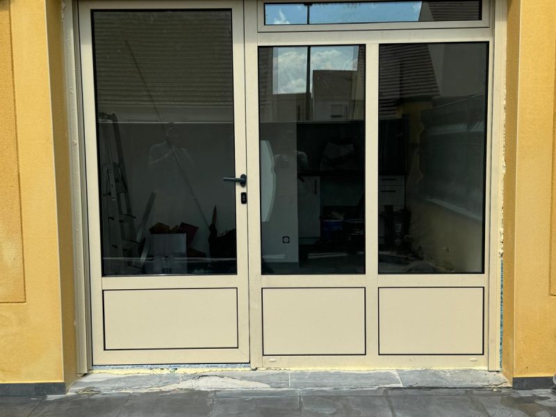 Vitrines de commerce en aluminium