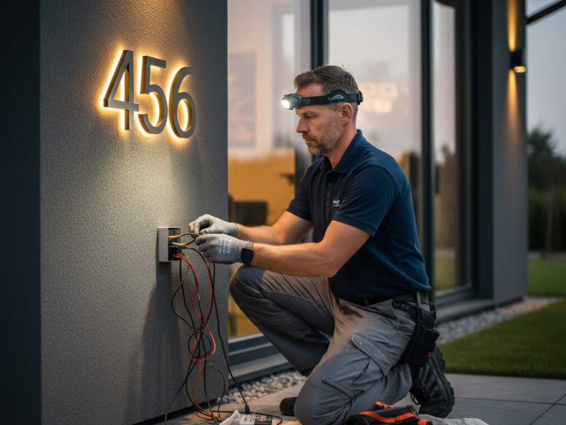 Enseigne-Lettre relief - LED